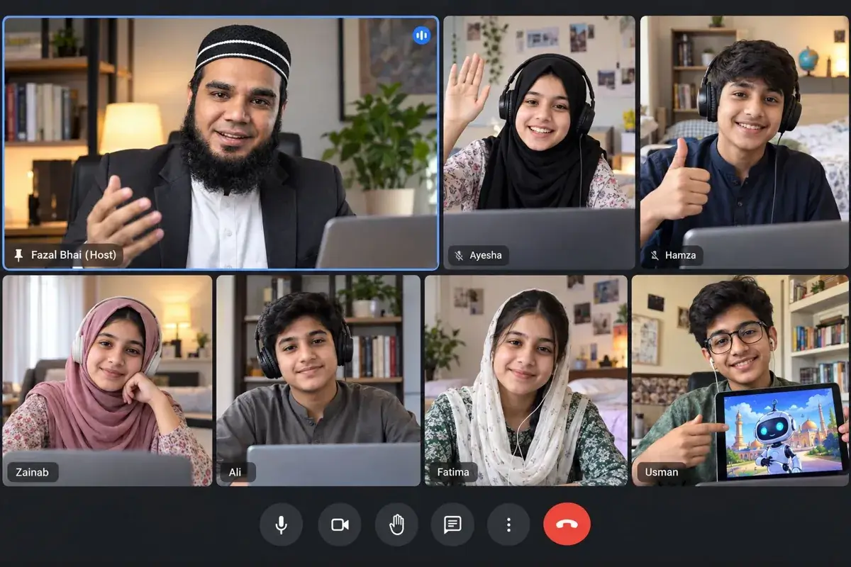 Google Meet پر لائیو AI ورکشاپ